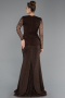 Long Brown Dantelle Evening Dress ABU6014