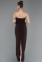 Long Brown Evening Dress ABU6020
