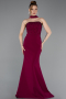Long Plum Evening Dress ABU6017