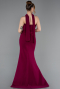 Long Plum Evening Dress ABU6017