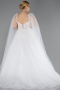 Long White Wedding Dress ABG143