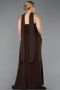 Long Brown Plus Size Evening Dress ABU6015