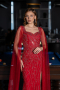 Red Long Stony Evening Dress ABU5751