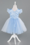 Short Blue Girl Dress ABK2576