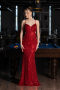 Long Red Prom Gown ABU5980