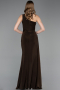 Brown Long Evening Dress ABU2964