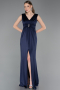 Long Navy Blue Prom Gown ABU6043
