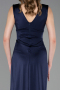 Long Navy Blue Prom Gown ABU6043