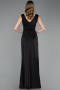 Long Black Prom Gown ABU6043