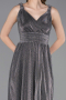 Long Anthracite Prom Gown ABU6045