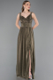 Olive Drab Long Prom Gown ABU6045