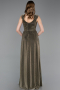 Olive Drab Long Prom Gown ABU6045