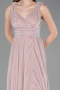Long Powder Color Prom Gown ABU6045