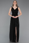 Long Black Prom Gown ABU6045