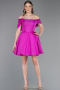 Short Fuchsia Cocktail Dress ABK2604