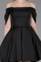 Short Black Cocktail Dress ABK2604