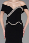 Long Black Mermaid Prom Dress ABU6046