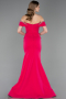 Fuchsia Long Mermaid Prom Dress ABU5755