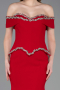 Red Long Mermaid Prom Dress ABU5755