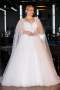 Long White Wedding Dress ABG143