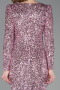 Powder Color Midi Scaly Cocktail Dress ABK2543