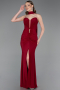 Long Burgundy Prom Gown ABU6051
