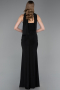 Long Black Prom Gown ABU6051
