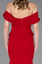 Long Red Mermaid Prom Dress ABU6046