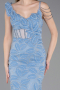 Long Indigo Evening Dress ABU6059