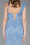 Long Indigo Evening Dress ABU6059