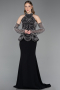 Black Long Evening Dress ABU5787