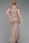 Gold Long Plus Size Evening Dress ABU5231