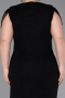 Long Black Plus Size Evening Gown ABU5731