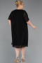 Midi Black Formal Plus Size Dress ABK2596