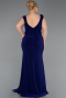 Purple Long Formal Plus Size Dress ABU3737