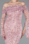 Powder Color Long Scaly Mermaid Evening Gown ABU5623