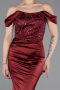 Long Burgundy Evening Dress ABU6078