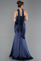 Long Navy Blue Prom Gown ABU6079