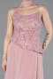 Long Powder Color Chiffon Evening Dress ABU6081