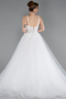 Long White Wedding Dress ABG187