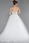 Long White Wedding Dress ABG188