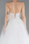 Long White Wedding Dress ABG188