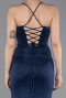 Long Navy Blue Prom Gown ABU6082