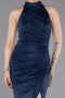 Long Navy Blue Evening Dress ABU6083