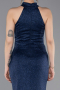 Long Navy Blue Evening Dress ABU6083