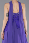 Purple Long Chiffon Evening Dress ABU6018