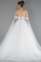 Long White Wedding Dress ABG192