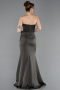 Long Olive Drab Satin Prom Gown ABU6061