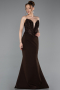 Brown Long Evening Dress ABU5568