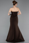 Brown Long Evening Dress ABU5568